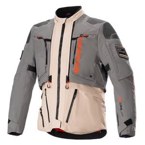 Bunda na motocykel Alpinestars AMT-10R Drystar XF pieskovo-čierno-oranžová
