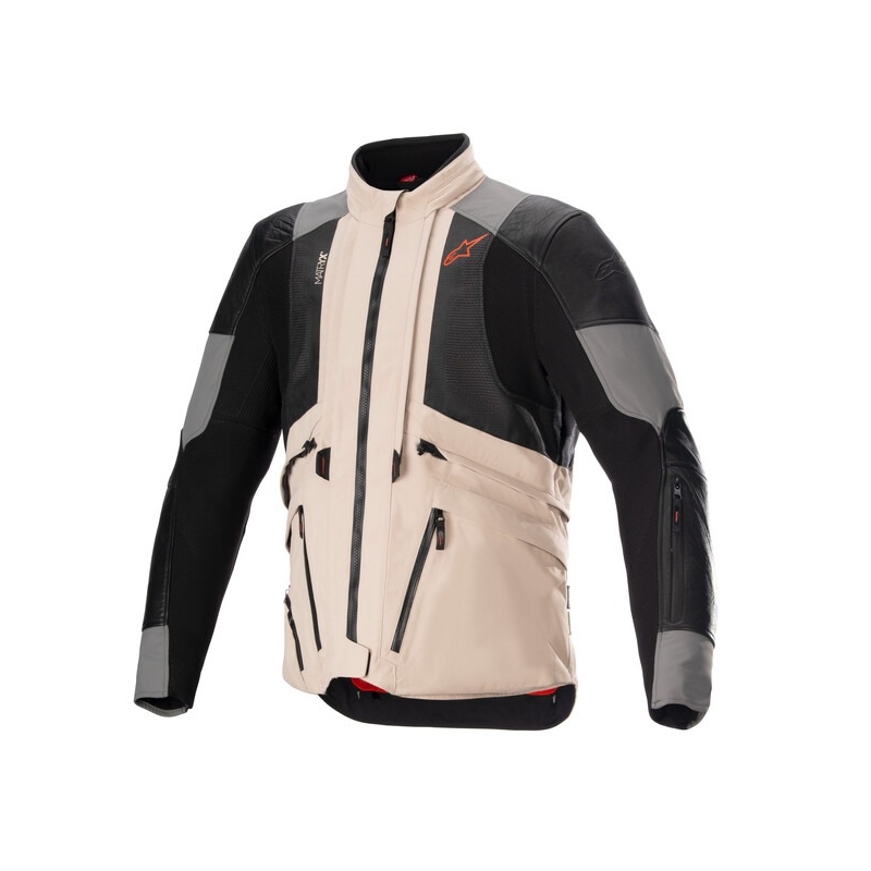 Bunda na motocykel Alpinestars AMT-10R Drystar XF pieskovo-čierno-oranžová