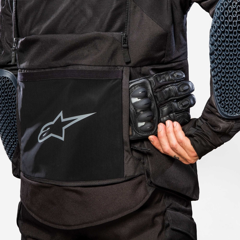 Bunda na motocykel Alpinestars Halo Drystar svetlo sivo-tmavo sivo-čierno-fluorescenčno červená
