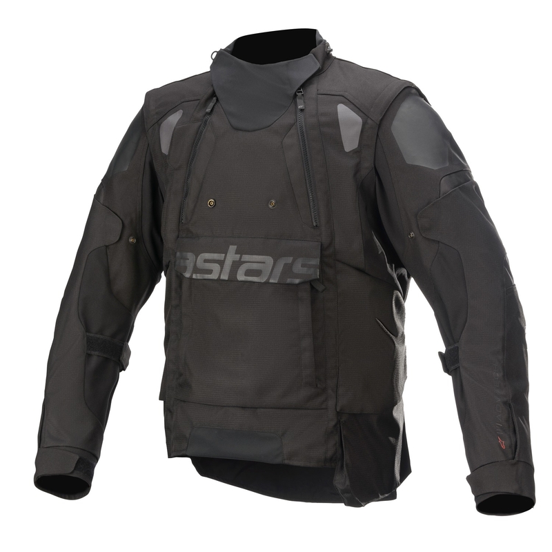 Bunda na motocykel Alpinestars Halo Drystar čierno-čierna