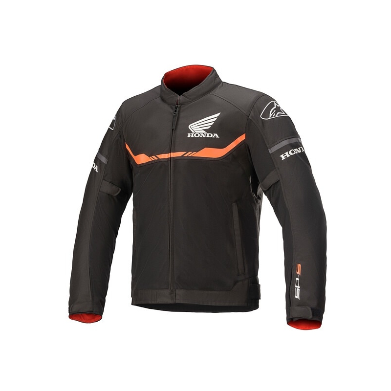Bunda na motocykel Alpinestars T-SPS Air Honda Kolekcia čierno-červená
