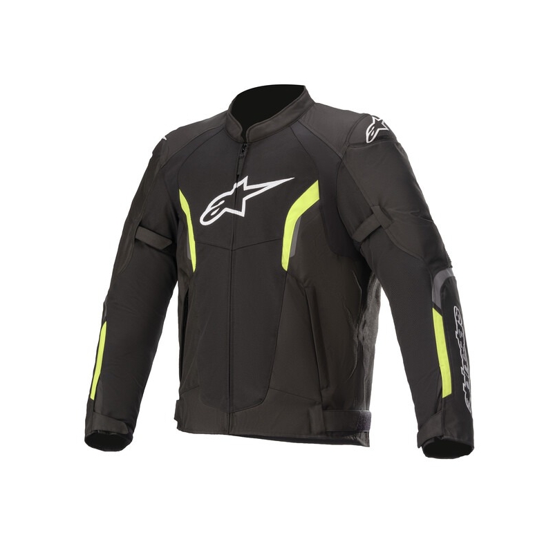 Bunda na motocykel Alpinestars AST Air Tech-Air 5 Kompatibilná čierno-fluorescenčno žltá