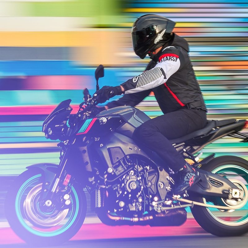 Bunda na motocykel Alpinetars Zaca Air Waterproof čierno-bielo-fluorescenčno červená