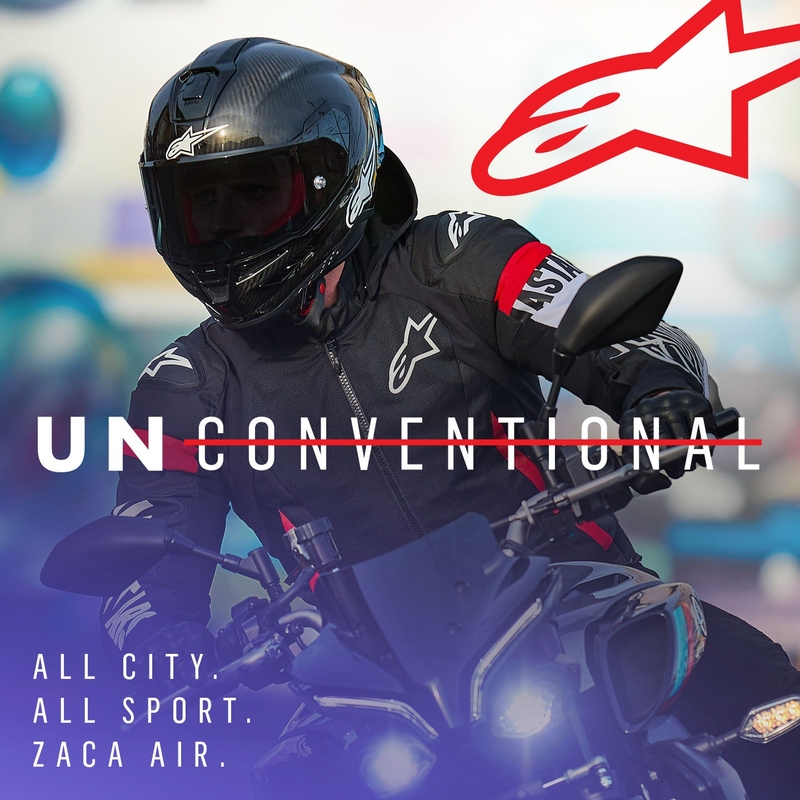 Bunda na motocykel Alpinetars Zaca Air Waterproof čierno-bielo-fluorescenčno červená