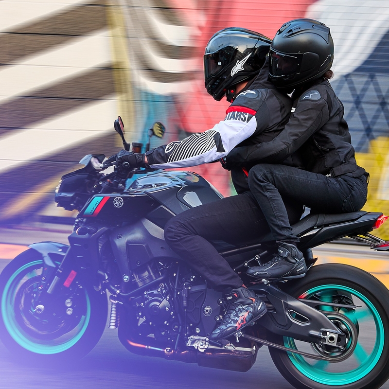 Bunda na motocykel Alpinetars Zaca Air Waterproof čierno-bielo-fluorescenčno červená