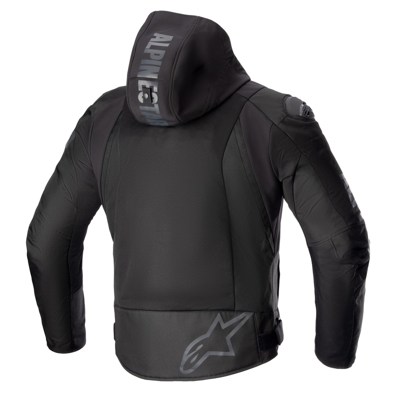 Bunda na motocykel Alpinestars Zaca Air Waterproof čierno-čierna