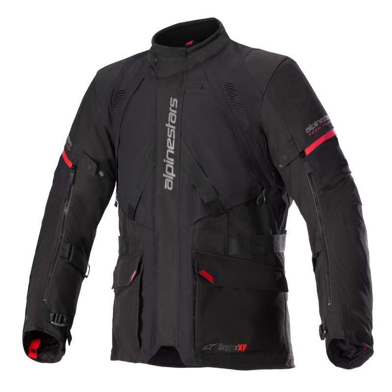 Bunda na motorku Alpinestars Monteira Drystar XF čierno-červená