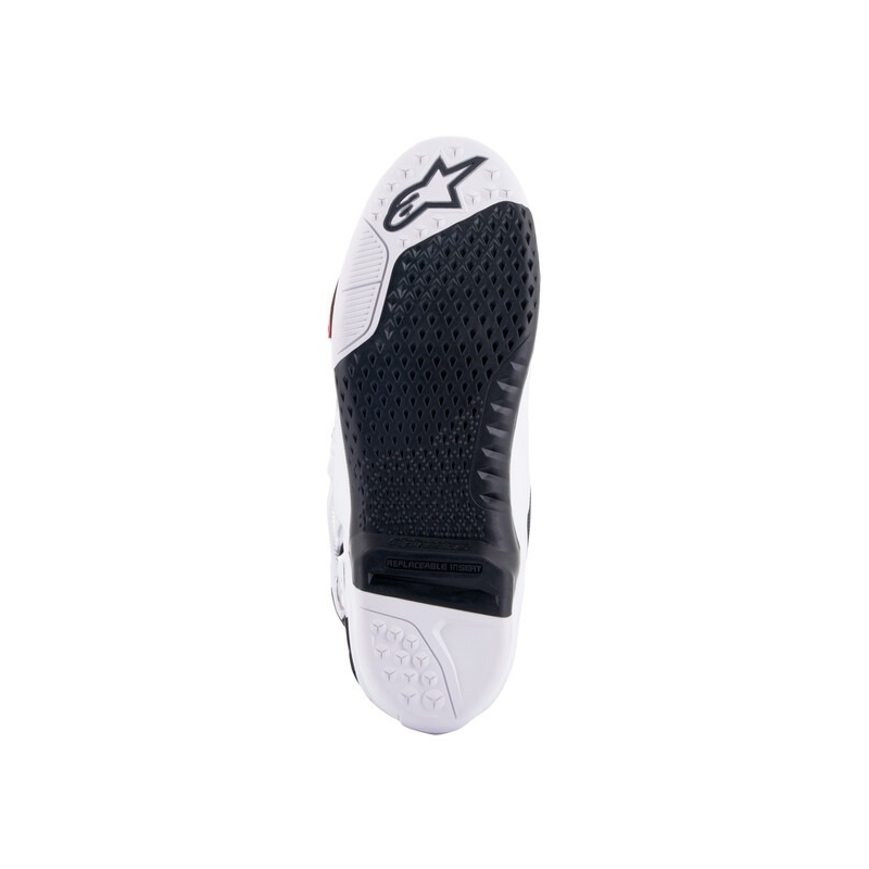 Čižmy na motocykel Alpinestars Tech 10 oranžovo-žlto-fialovo-bielo-čierne