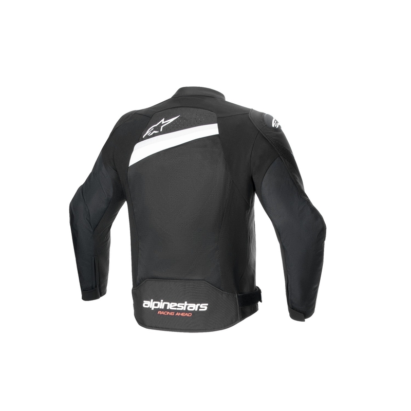 Bunda na motorku Alpinestars T-GP Plus R 4 Airflow čierno-biela