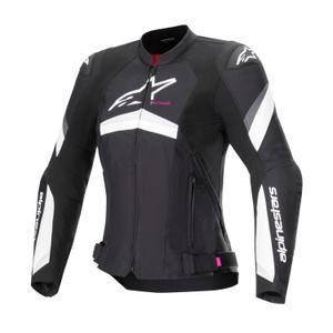 Dámska bunda na motorku Alpinestars Stella T-GP PLUS R 4 čierno-biela