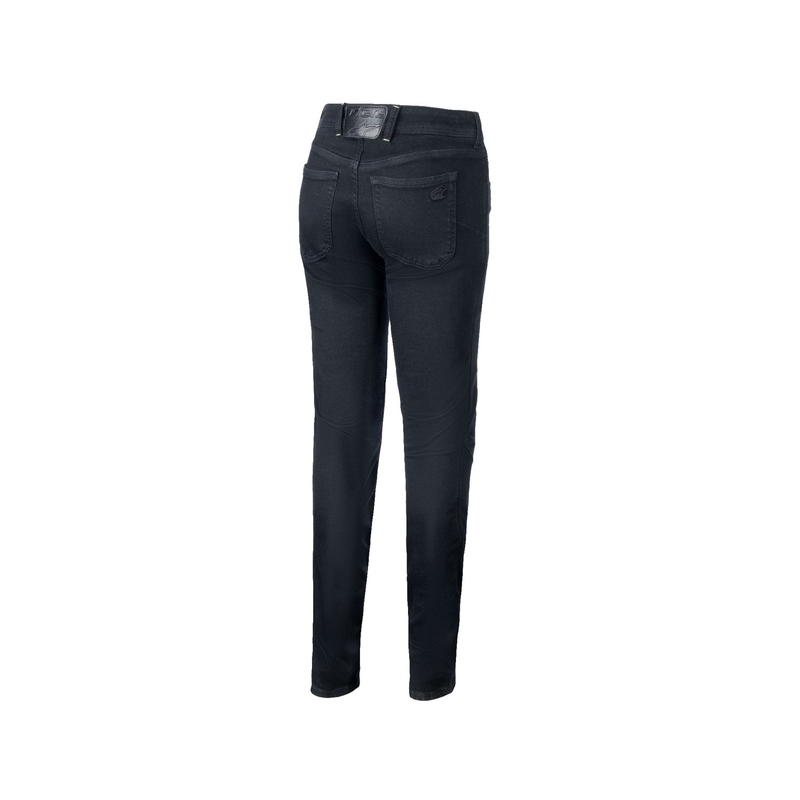 Dámske džínsy na motorku Alpinestars Daisy 3 Denim oprané čierne