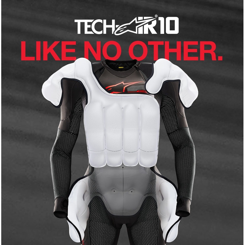 Airbagový systém Alpinestars TECH-AIR®10 čierno-červeno-šedý