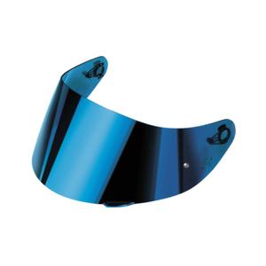 Plexi KDS-F-03 pre prilby Scorpion EXO-GT SP AIR modré zrkadlové