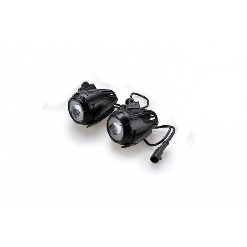 Prídavné svetlá PUIG BEAM 3.0 čierna set with accessories, homologated
