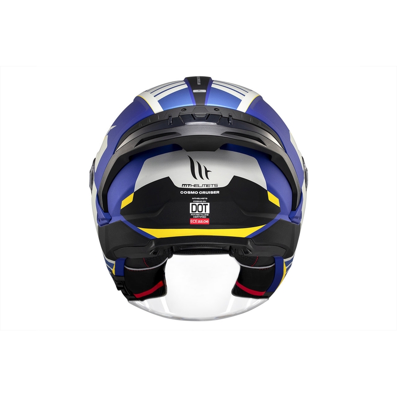 Otvorená prilba MT Cosmo SV Cruiser matná modro-čierno-šedá