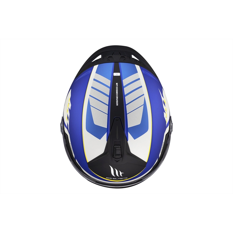 Otvorená prilba MT Cosmo SV Cruiser matná modro-čierno-šedá