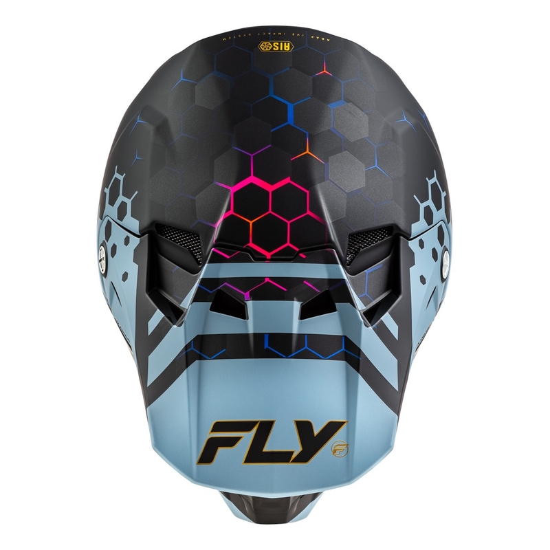 Motokrosová prilba FLY Racing Formula CC Tektonic čierno-sivá