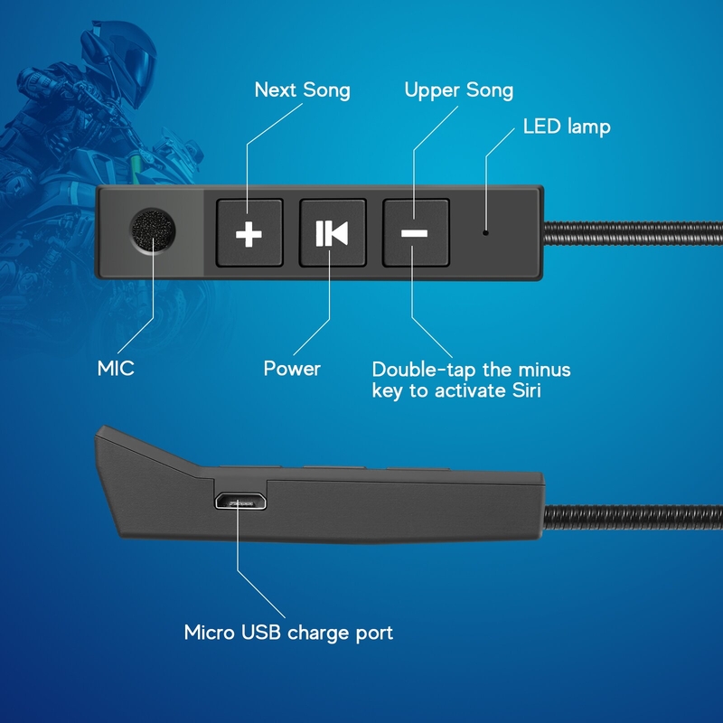 Bluetooth headset MaxTo BT11 900 Ah