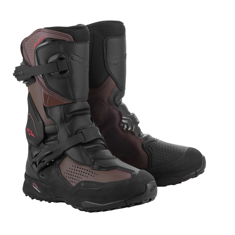 Topánky na motorku Alpinestars XT-8 GORE-TEX čierno-hnedé