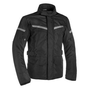Bunda na motocykel Oxford Spartan Long WP čierna