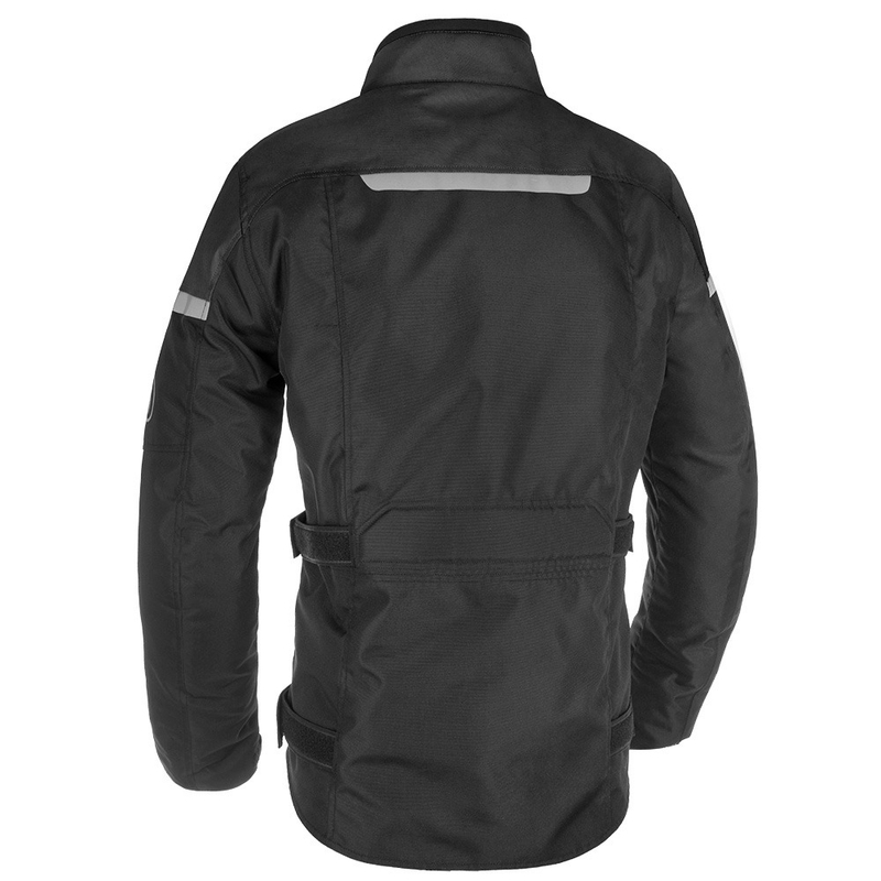 Bunda na motocykel Oxford Spartan Long WP čierna