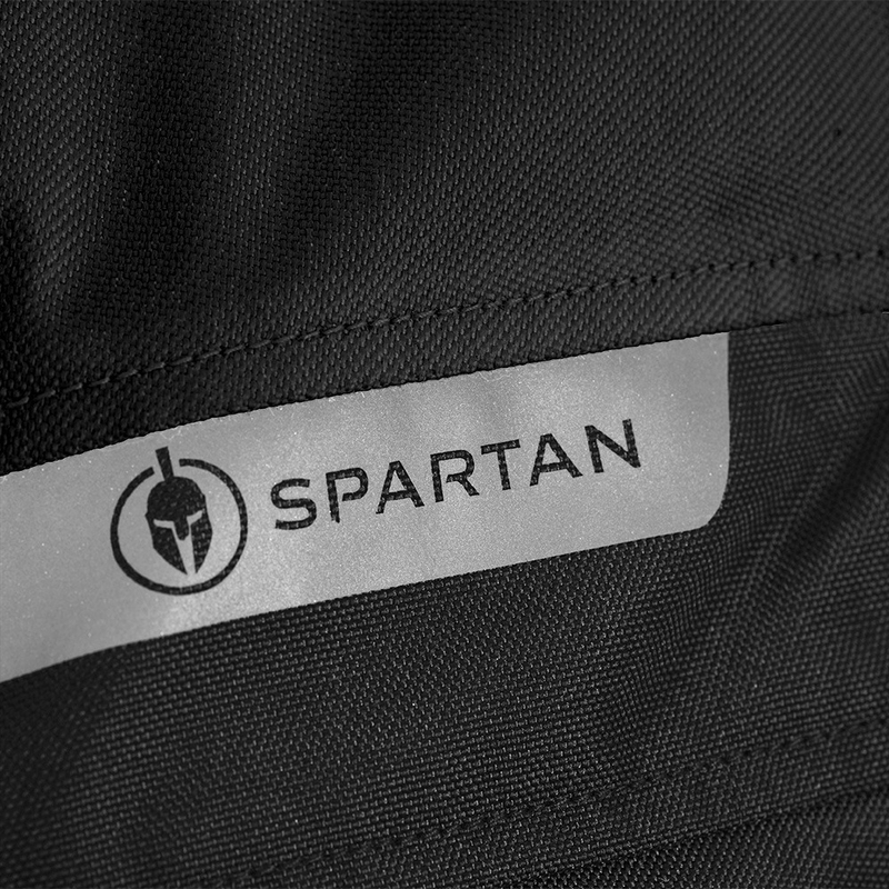 Bunda na motocykel Oxford Spartan Short WP čierna