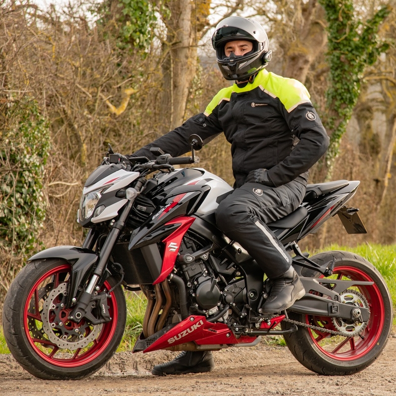Predĺžené nohavice na motocykel Oxford Spartan WP čierne