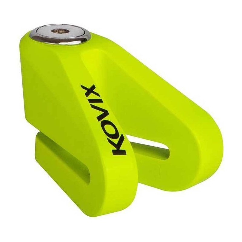 Zámok na kotúčovú brzdu KOVIX KV1 fluo žltý