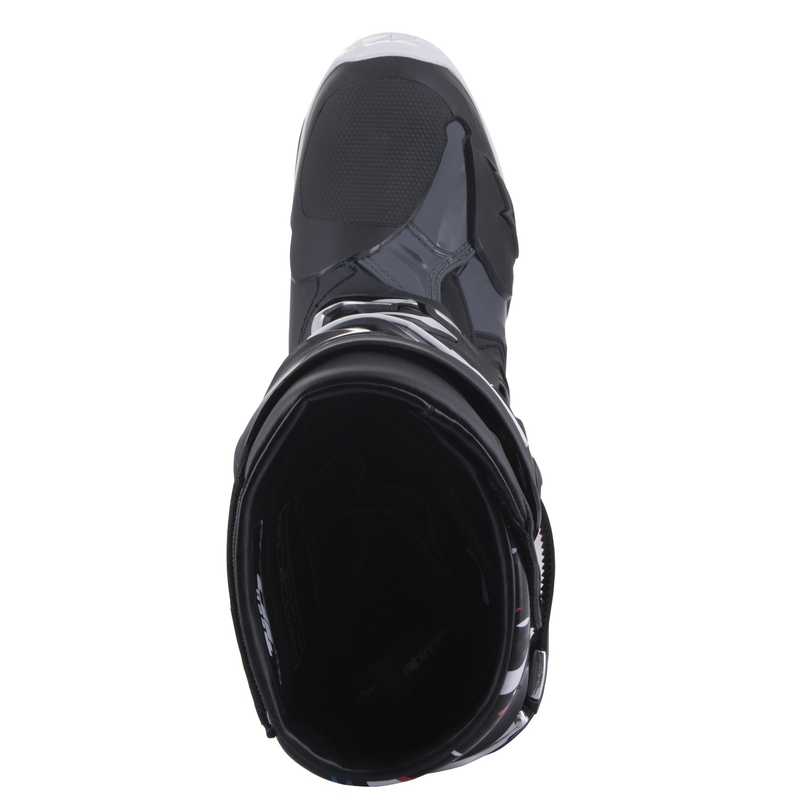 Čižmy na motocykel Alpinestars Tech 10 Limitovaná Edícia Renen čierno-šedo-bielo-multicolor