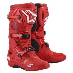 Čižmy na motocykel Alpinestars Tech 10 červené