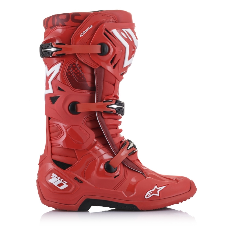 Čižmy na motocykel Alpinestars Tech 10 červené
