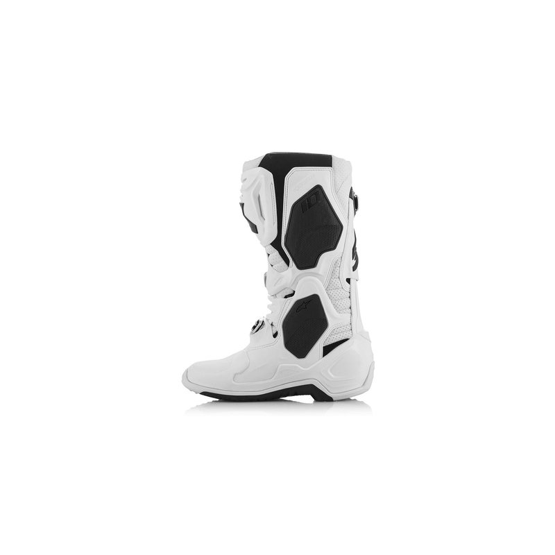 Čižmy na motocykel Alpinestars Tech 10 Supervented Perforované biele