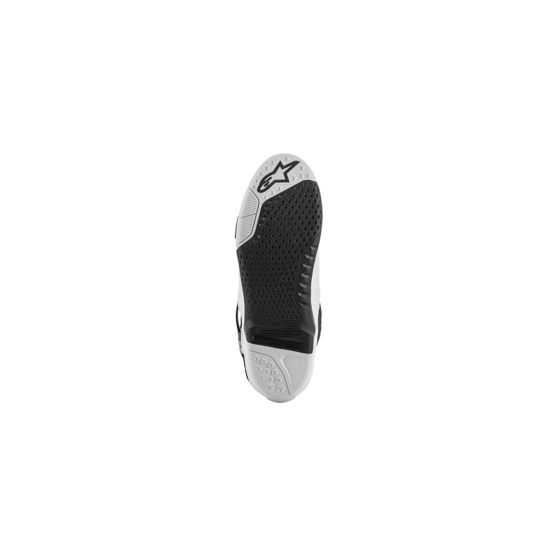 Čižmy na motocykel Alpinestars Tech 10 Supervented Perforované biele