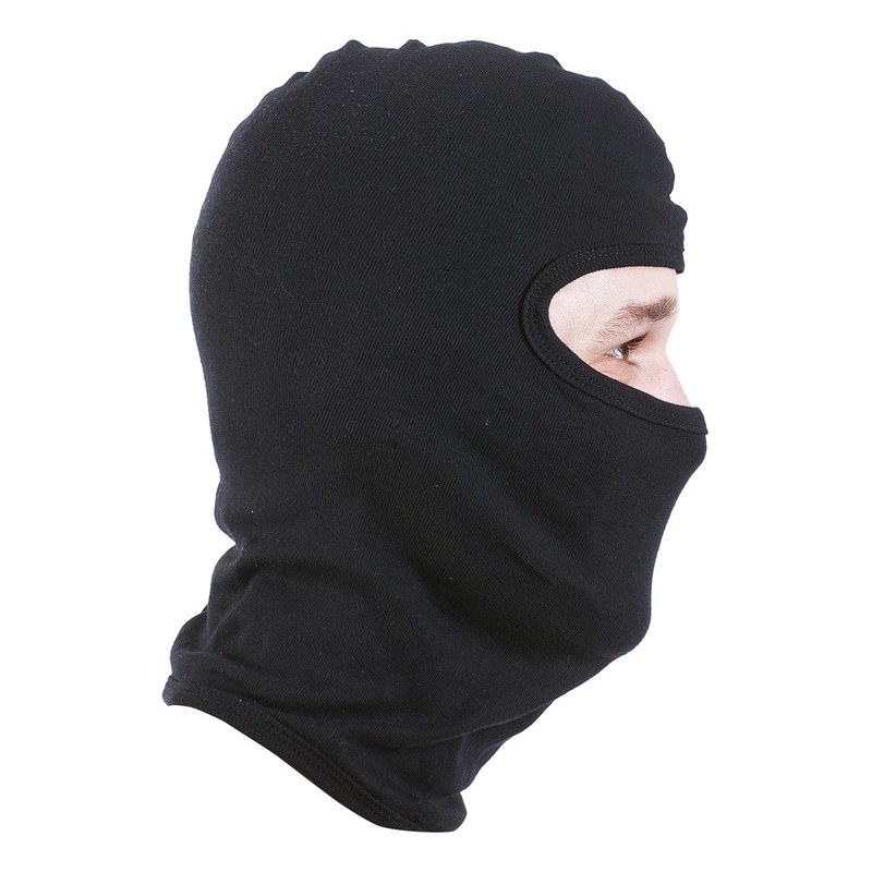 Kukla pod prilbu Emerze Balaclava Cotton čierna