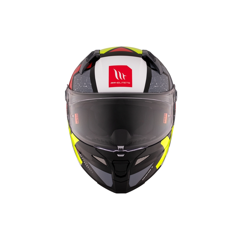 Integrálna helma na motorku MT REVENGE 2 S Light CO lesklá čierno-červeno-žltá
