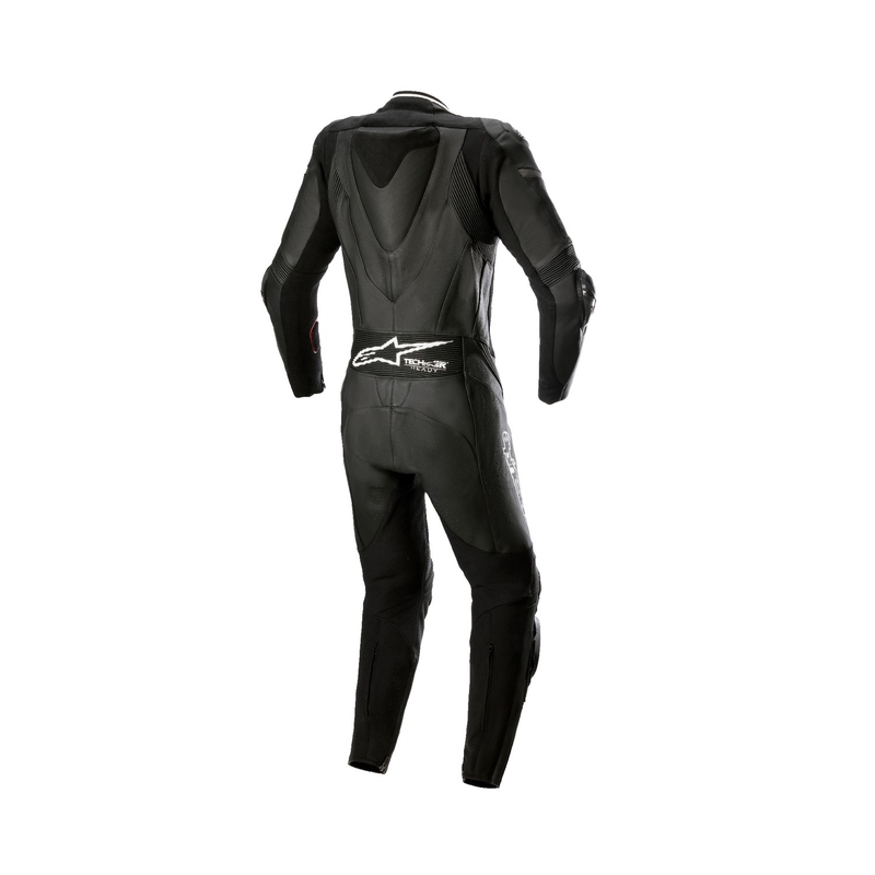 Dámska jednodielna kožená kombinéza na motorku Alpinestars STELLA GP PLUS 2 čierno-bielo-metalická šedá