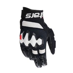 Rukavice na motorku Alpinestars Halo čierno-biele