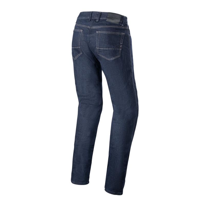 Džínsy na motorku Alpinestars Radon Relaxed Fit Denim vyprané modré