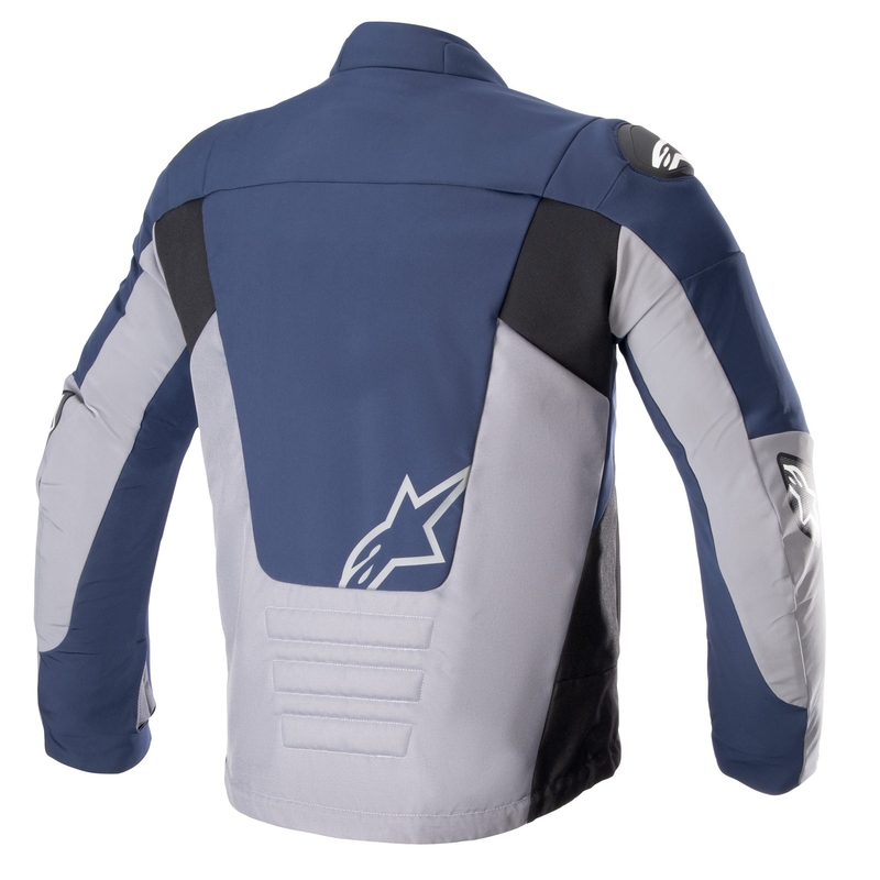 Bunda na motorku Alpinestars SMX Waterproof tmavo modro-šedá