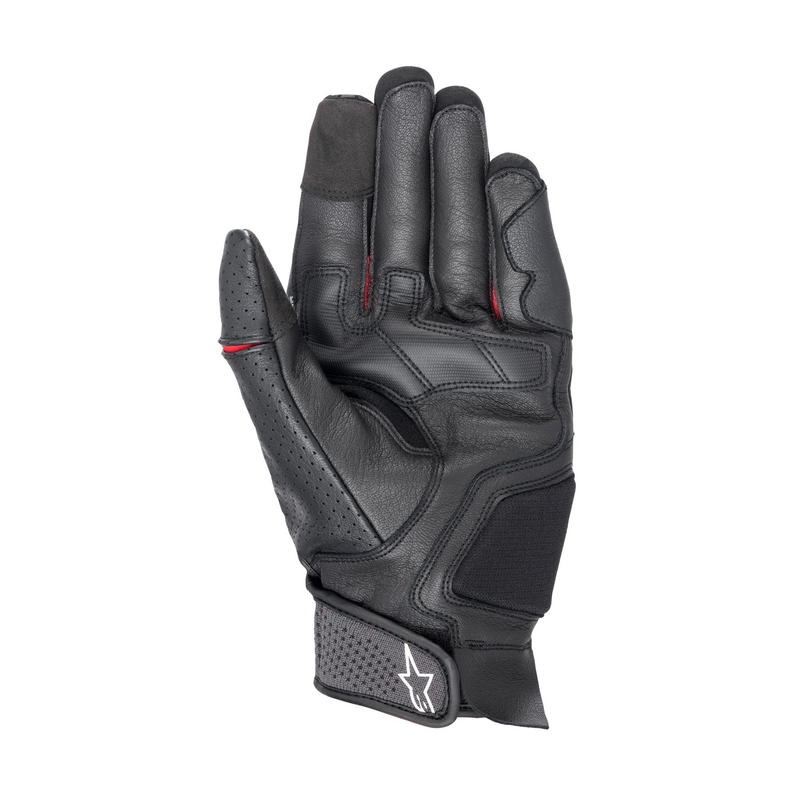 Rukavice na motorku Alpinestars Morph Sport čierno-fluo červeno-šedé