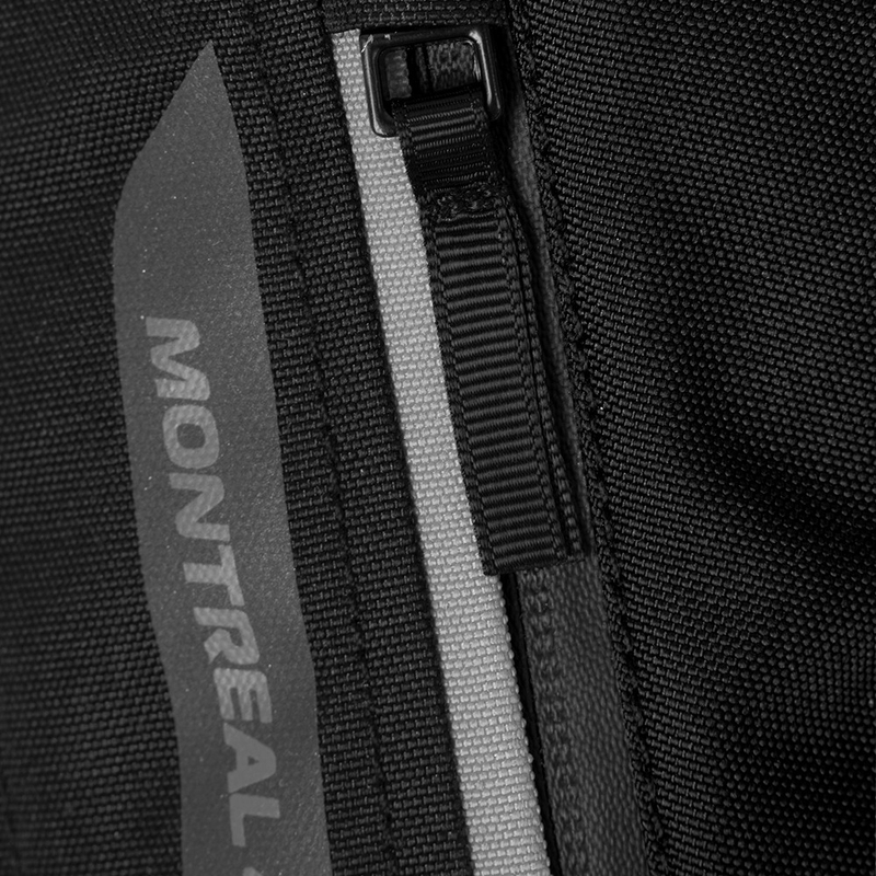 Bunda na motorku Oxford Montreal 4.0 DRY2DRY™ čierno-šedo-fluo žltá