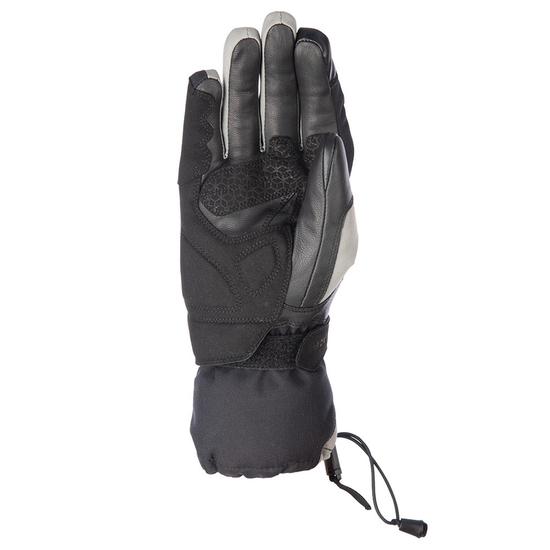 Rukavice na motorku Oxford Montreal 4.0 DRY2DRY™ čierno-šedo-fluo žlté