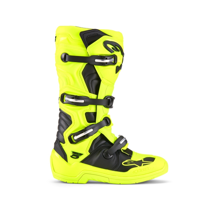 Čižmy na motocykel Alpinestars Tech 5 fluorescenčno žlto-čierne 2025
