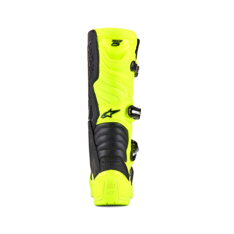 Čižmy na motocykel Alpinestars Tech 5 fluorescenčno žlto-čierne 2025