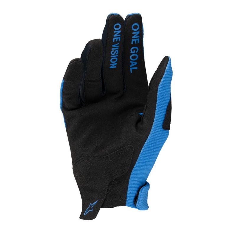 Rukavice na motorku Alpinestars Radar svetlo modro-čierne