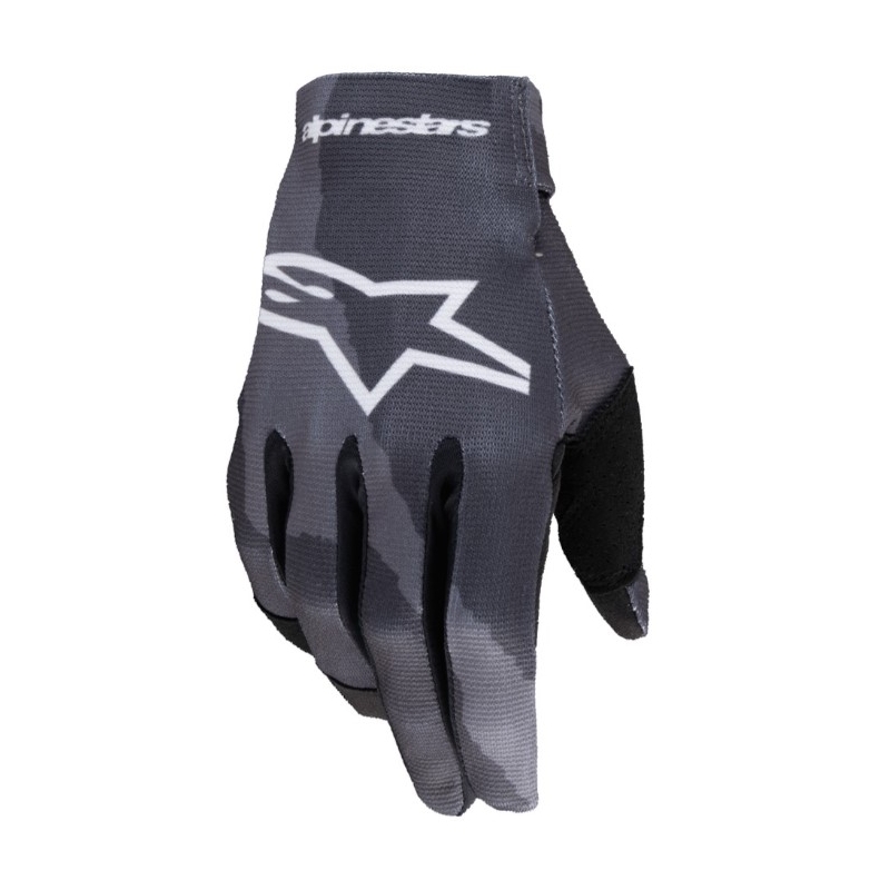 Rukavice na motorku Alpinestars Radar camo šedo-čierne