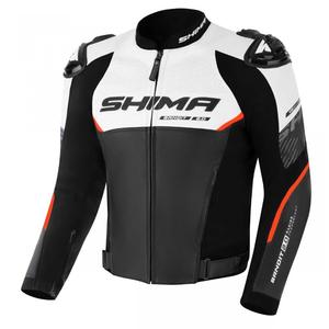 Bunda na motocykel Shima Bandit 2.0 čierno-bielo-červená