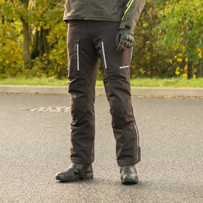 Skrátené nohavice na motorku Oxford Advanced Hinterland DRY2DRY™ čierne