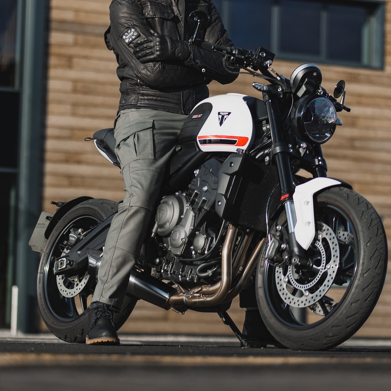 Nohavice na motorku Oxford Original Approved Cargo AA khaki