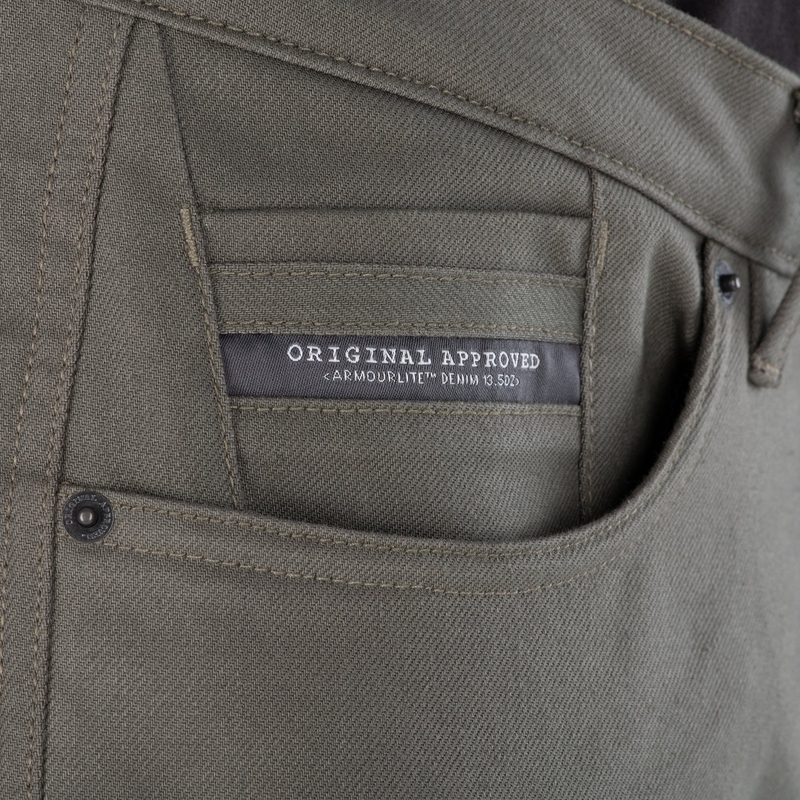 Nohavice na motorku Oxford Original Approved Cargo AA khaki